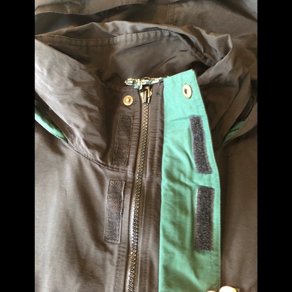 Men’s Timberland Windbreaker Raincoat Black Size L - Picture 4 of 8